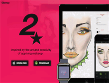 Tablet Screenshot of glamzy.com
